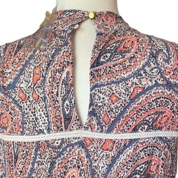 True Craft Sleeveless Pattern Boho Midi Dress XL - Picture 5 of 9